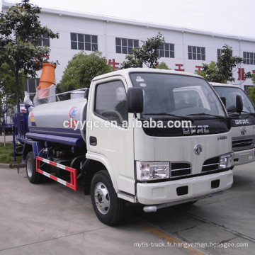 Dongfeng (DFAC) 4X2 camion de pulvérisation de pesticides pour jardin 4CBM (4000liter) camion à eau de pulvérisation pour vente chaude